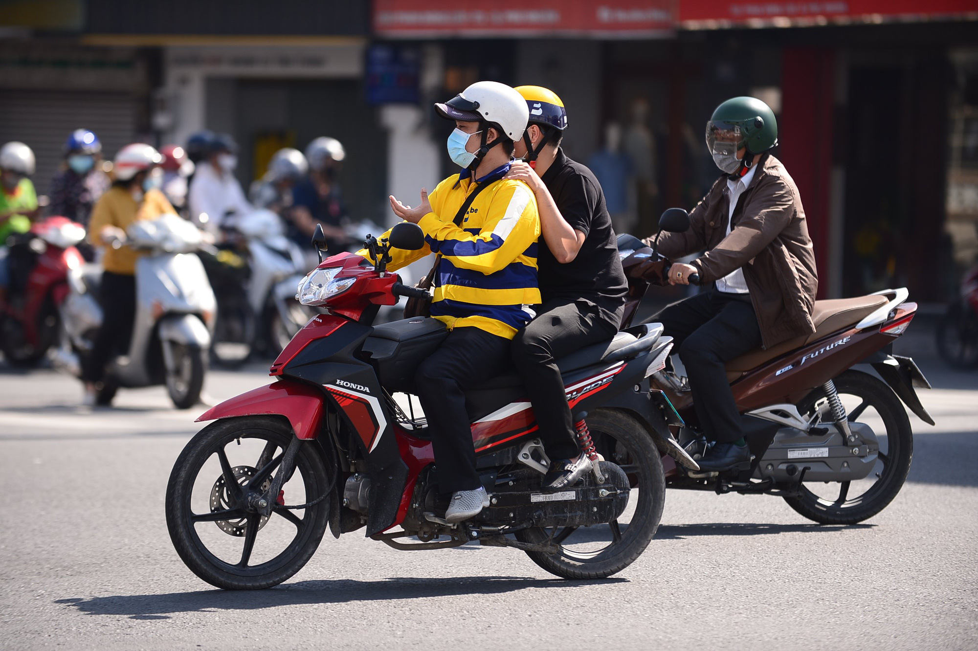 Xe công nghệ beBike hoạt động trở lại tại Hà Nội - Ảnh 1.