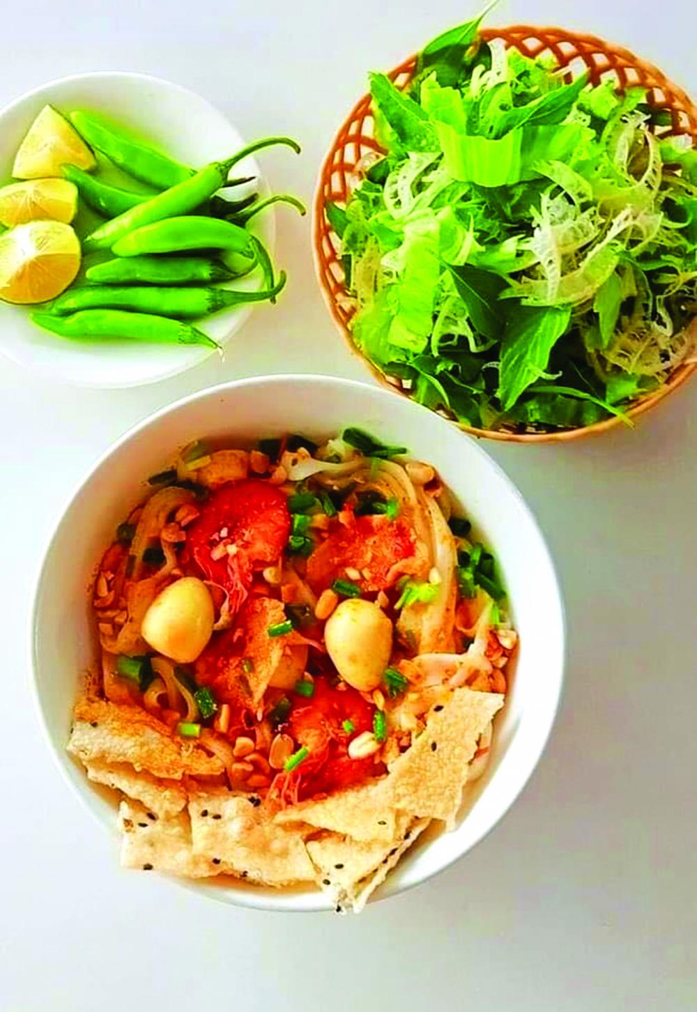 Đậm đà hương vị mì Phú Chiêm xứ Quảng