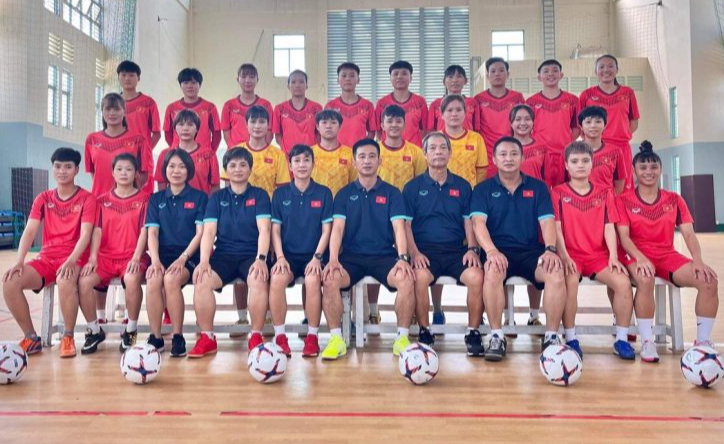 Tuyển nữ futsal Việt Nam hội quân chuẩn bị cho SEA Games 31