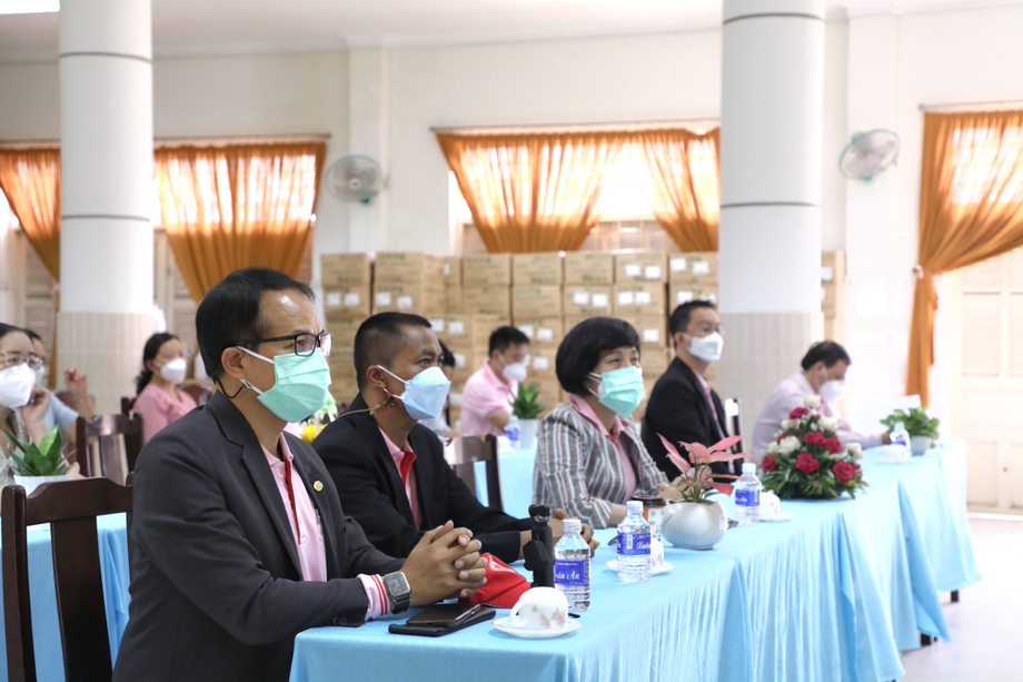 C.P. Việt Nam hỗ trợ trường học Bến Tre ph&ograve;ng chống dịch Covid-19 - Ảnh 1.