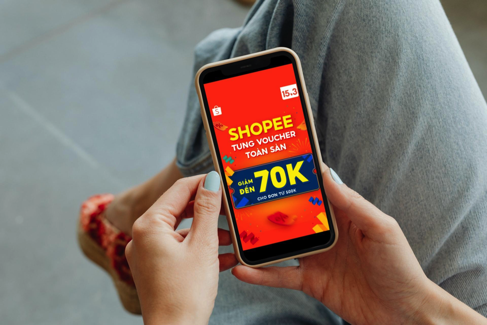 Shopee tiếp tục tặng người d&ugrave;ng h&agrave;ng ng&agrave;n m&atilde; giảm gi&aacute; nh&acirc;n lễ hội ti&ecirc;u d&ugrave;ng 15-3 - Ảnh 1.