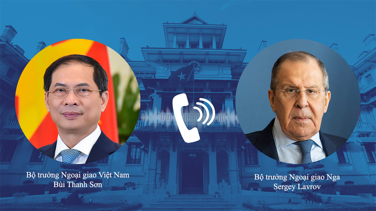 Bộ trưởng Ngoại giao B&ugrave;i Thanh Sơn điện đ&agrave;m với Bộ trưởng Ngoại giao Nga v&agrave; Ukraine - Ảnh 2.