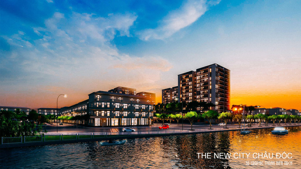 Tận hưởng tiện nghi Khu đô thị The New City Châu Đốc tại An Giang