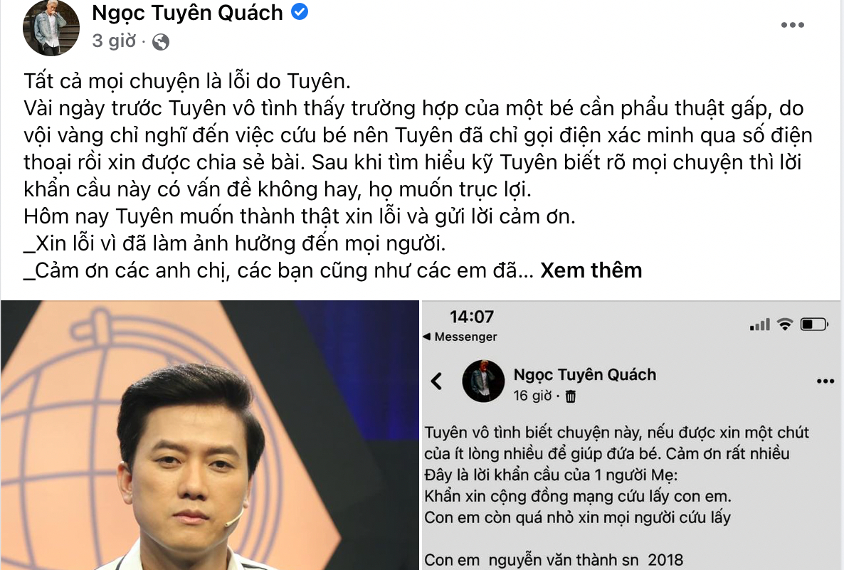 Từ vụ Quách Ngọc Tuyên bị chỉ trích: Thận trọng từ thiện qua mạng!