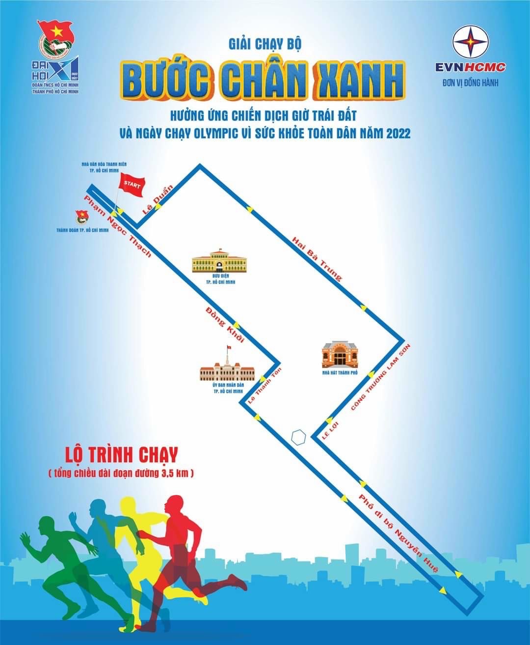 buoc chan xanh
