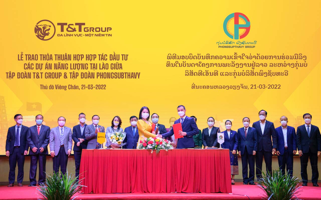 T&T Group hợp t&aacute;c với tập đo&agrave;n h&agrave;ng đầu của L&agrave;o, ph&aacute;t triển 2.500 MW điện t&aacute;i tạo - Ảnh 1.