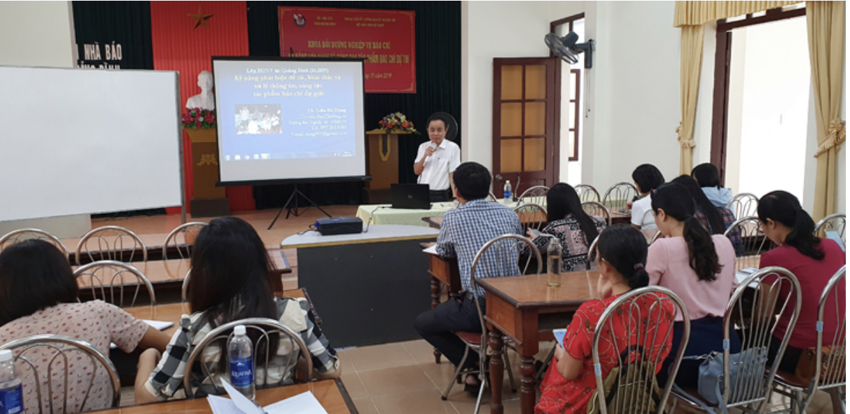 Tuyển sinh lớp đào tạo nghiệp vụ báo chí - truyền thông
