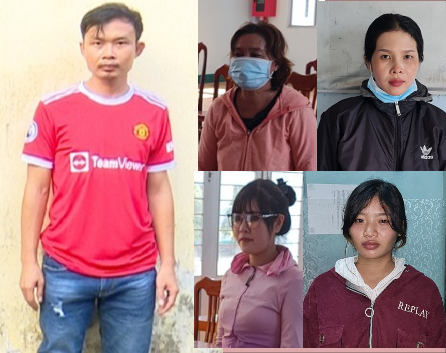 “Hậu gà” cùng 4 phụ nữ hành hung trung tá công an