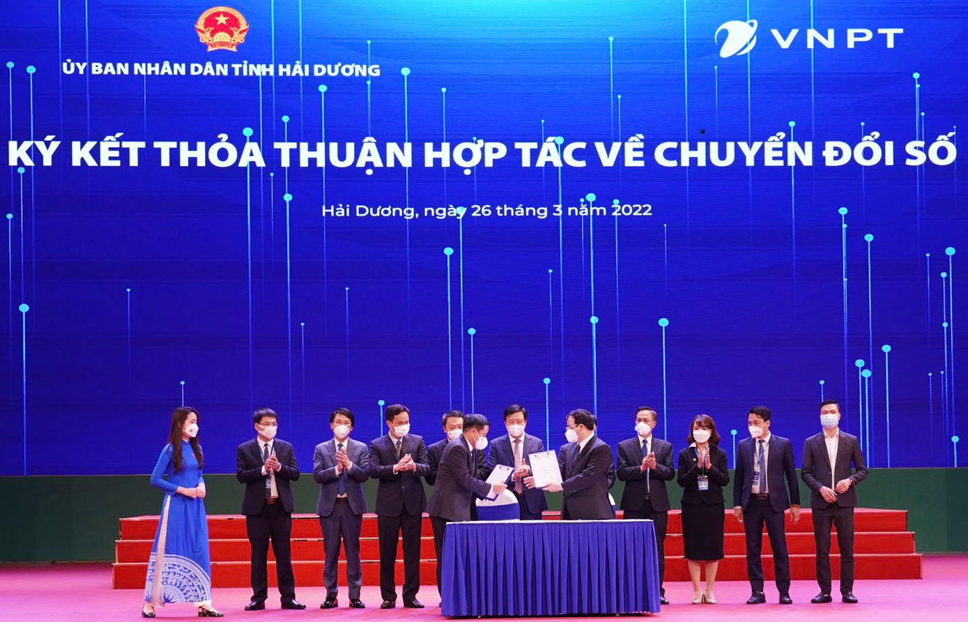 VNPT sát cánh cùng Hải Dương đi trước đón đầu trong chuyển đổi số