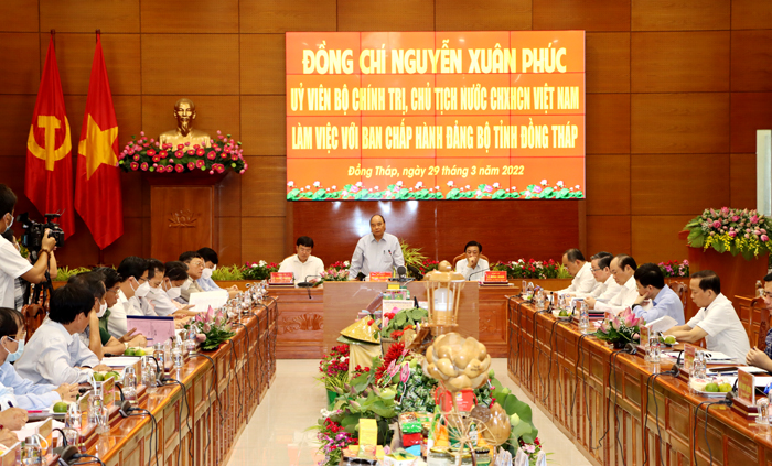 Chủ tịch nước y&ecirc;u cầu Đồng Th&aacute;p nh&acirc;n rộng m&ocirc; h&igrave;nh hợp t&aacute;c x&atilde; kiểu mới - Ảnh 1.