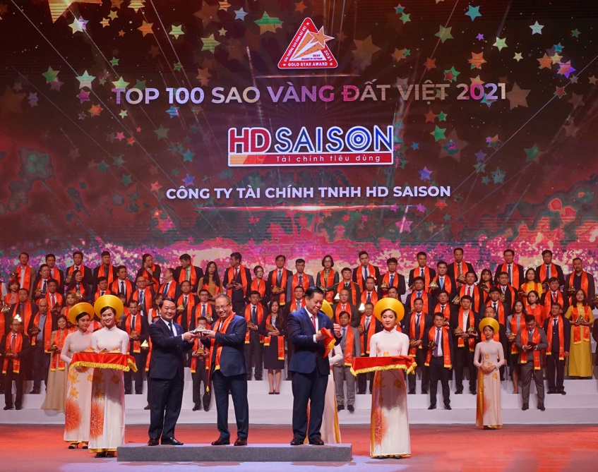 HD SAISON nhận giải thưởng Sao Vàng đất Việt