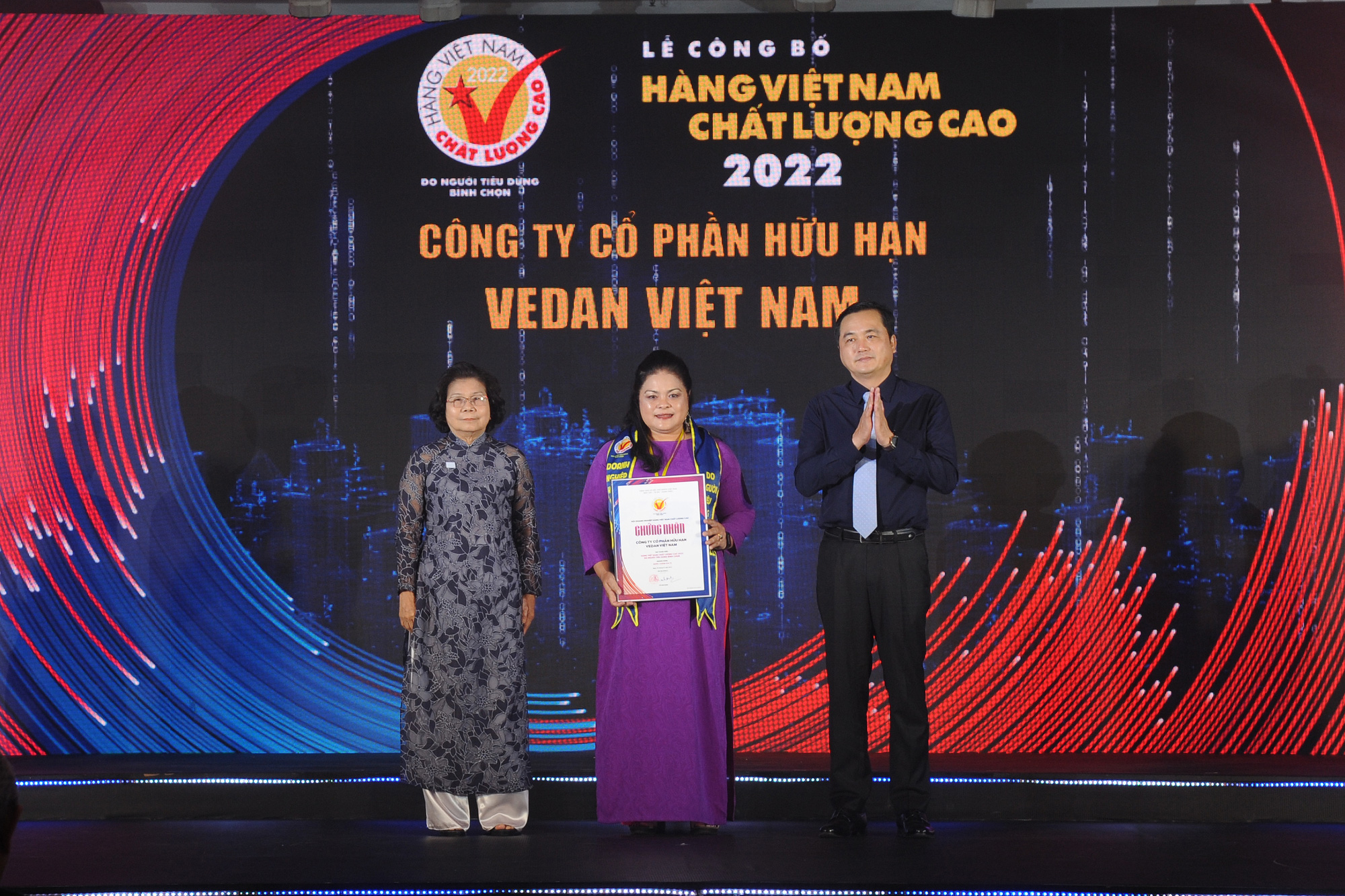 Vedan Việt Nam tiếp tục được vinh danh H&agrave;ng Việt Nam chất lượng cao năm 2022 - Ảnh 1.
