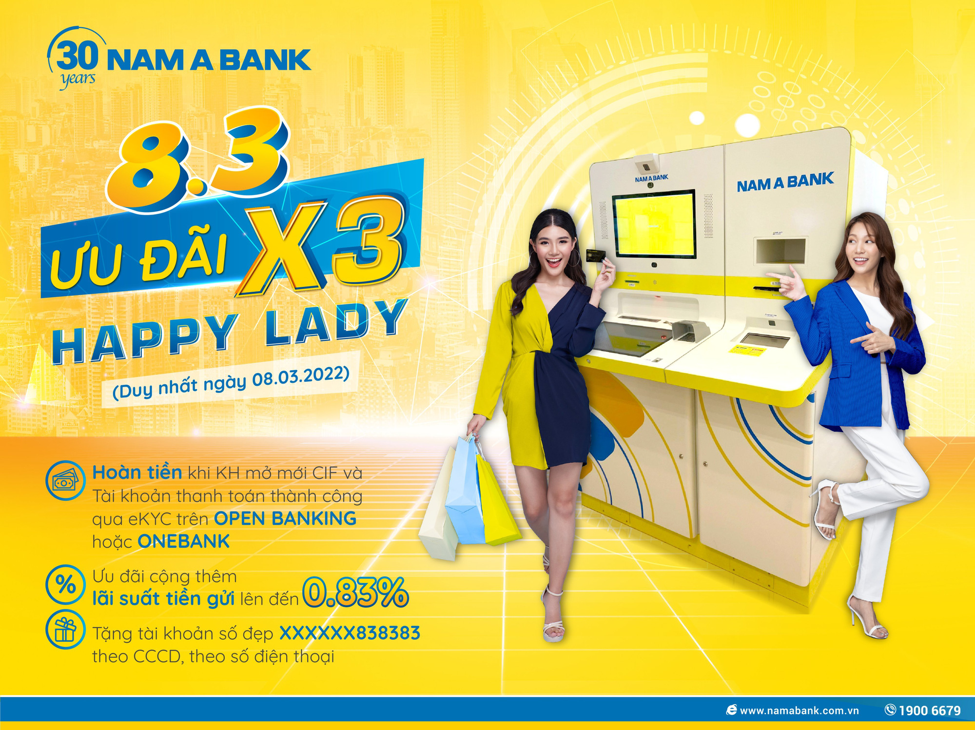 Nhiều ưu đãi hấp dẫn cho khách hàng nhân dịp 8-3