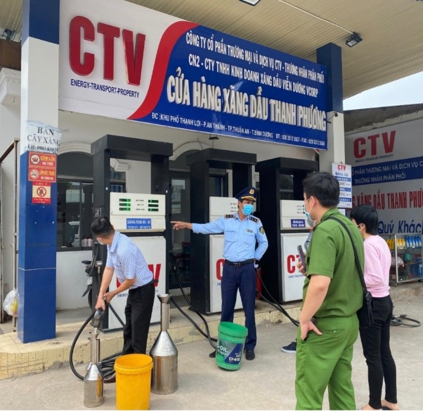 Bình Dương: Bán xăng kém chất lượng, hai công ty bị phạt hơn 445 triệu đồng