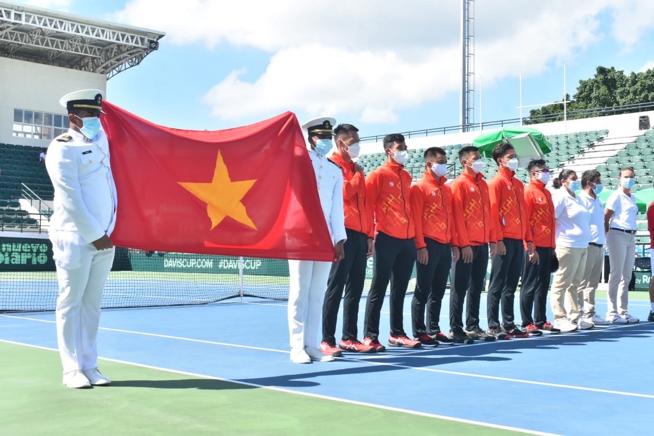 Tuyển quần vợt Việt Nam thất bại ngày ra quân Davis Cup 2022