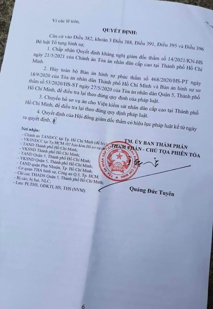 Một vụ án từ năm 2018 tới nay chưa có hồi kết - Ảnh 1.