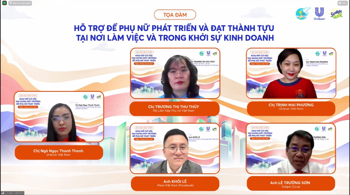 Unilever Việt Nam tạo cơ hội nghề nghiệp và xây dựng môi trường phát triển cho phụ nữ