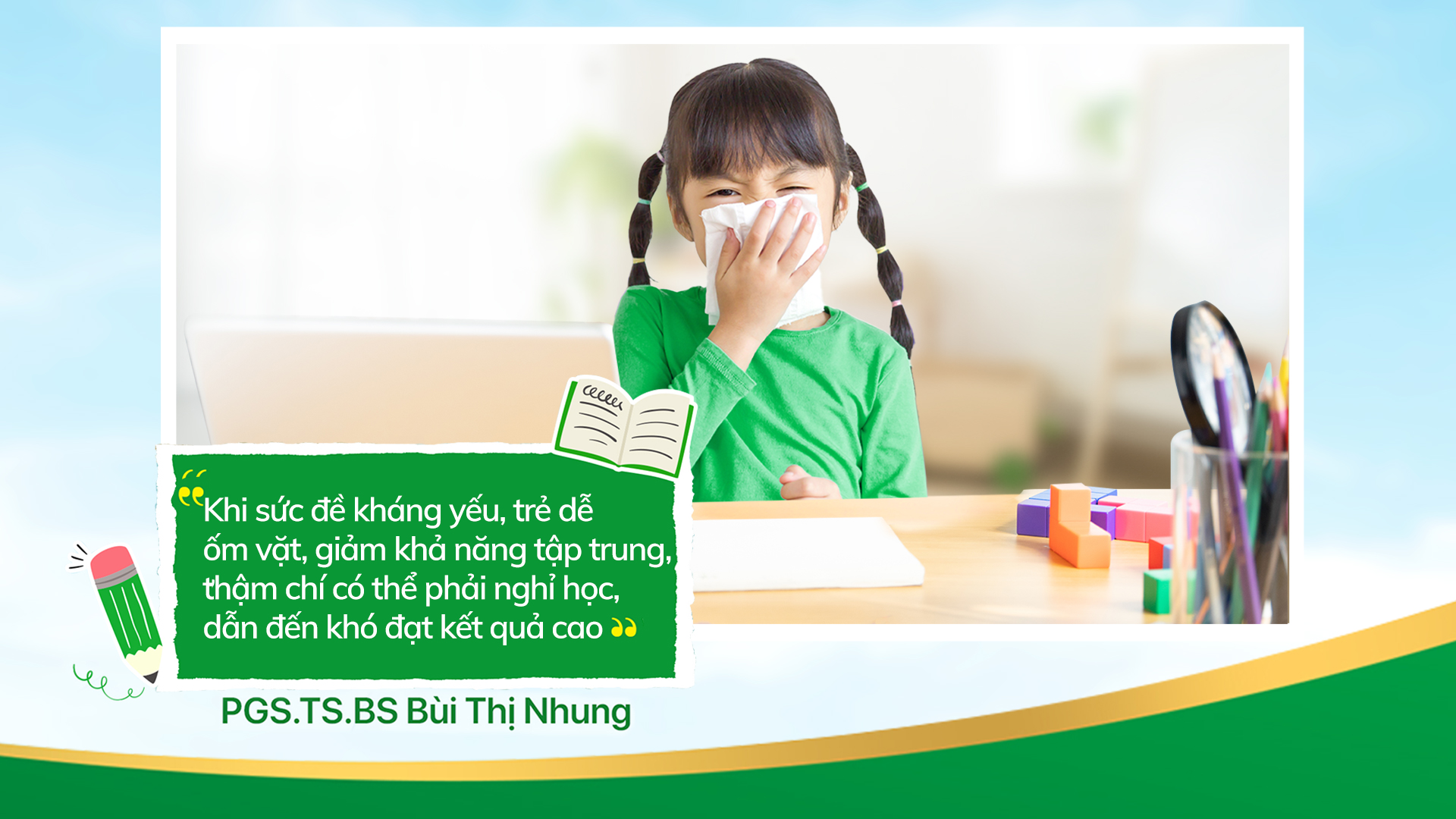 "Bệnh vặt" - Nguyên nhân khiến trẻ gián đoạn việc học