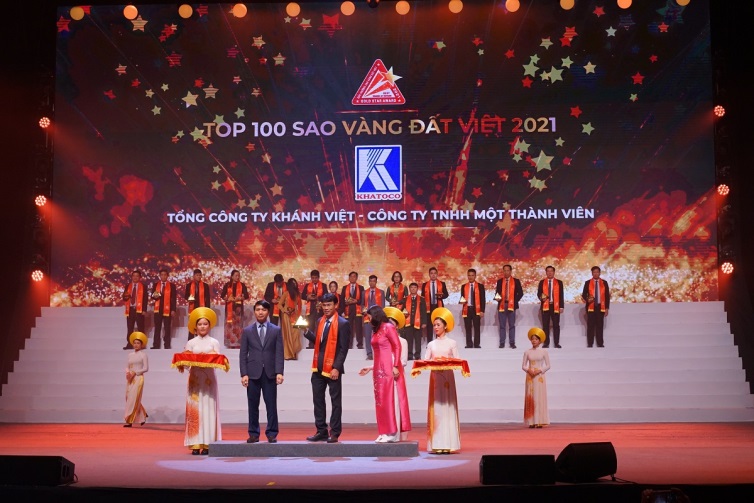 Khatoco v&agrave;o Top 100 Sao V&agrave;ng Đất Việt 2021 - Ảnh 1.