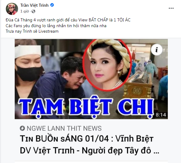 Showbiz Việt: Những cú lừa gây sốc ngày “cá tháng tư”