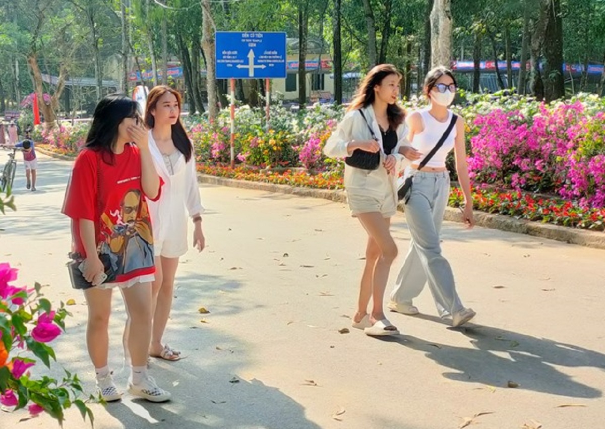 Hàng ngàn cây hoa khoe sắc tại Lễ hội tình yêu hòn Trống Mái