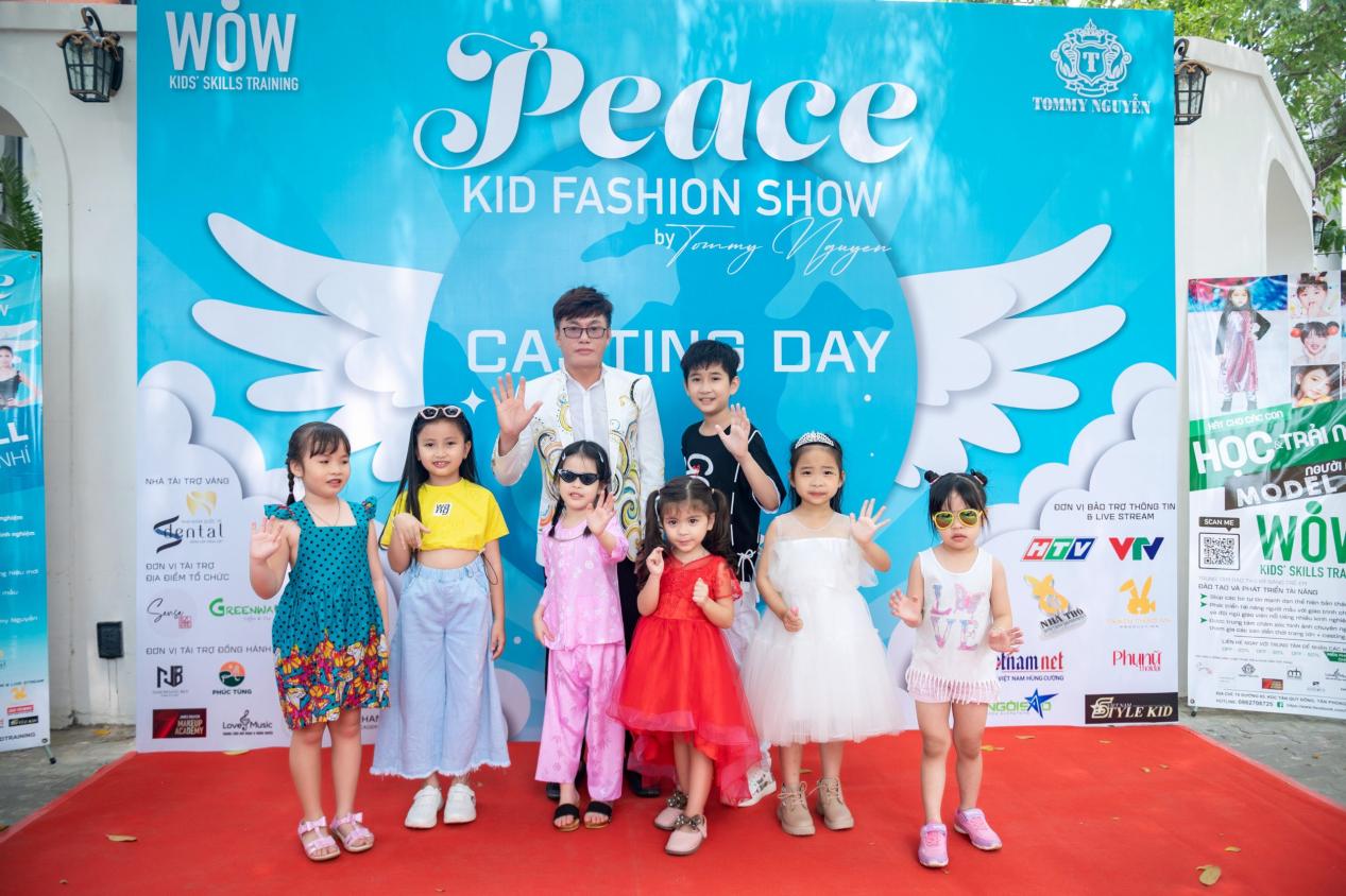 Casting Peace Kid  Fashio Show By Tommy Nguyễn ra mắt giới thời trang Kid