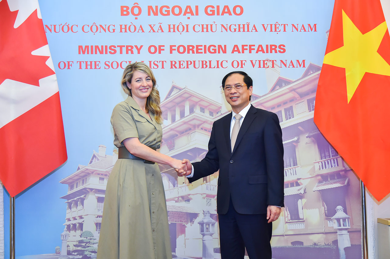 Bộ trưởng B&ugrave;i Thanh Sơn đề nghị Canada sớm c&ocirc;ng nhận hộ chiếu vắc-xin của Việt Nam - Ảnh 2.