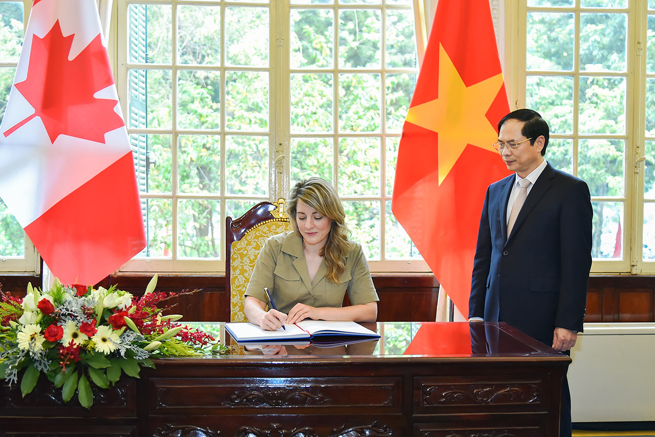 Bộ trưởng B&ugrave;i Thanh Sơn đề nghị Canada sớm c&ocirc;ng nhận hộ chiếu vắc-xin của Việt Nam - Ảnh 4.