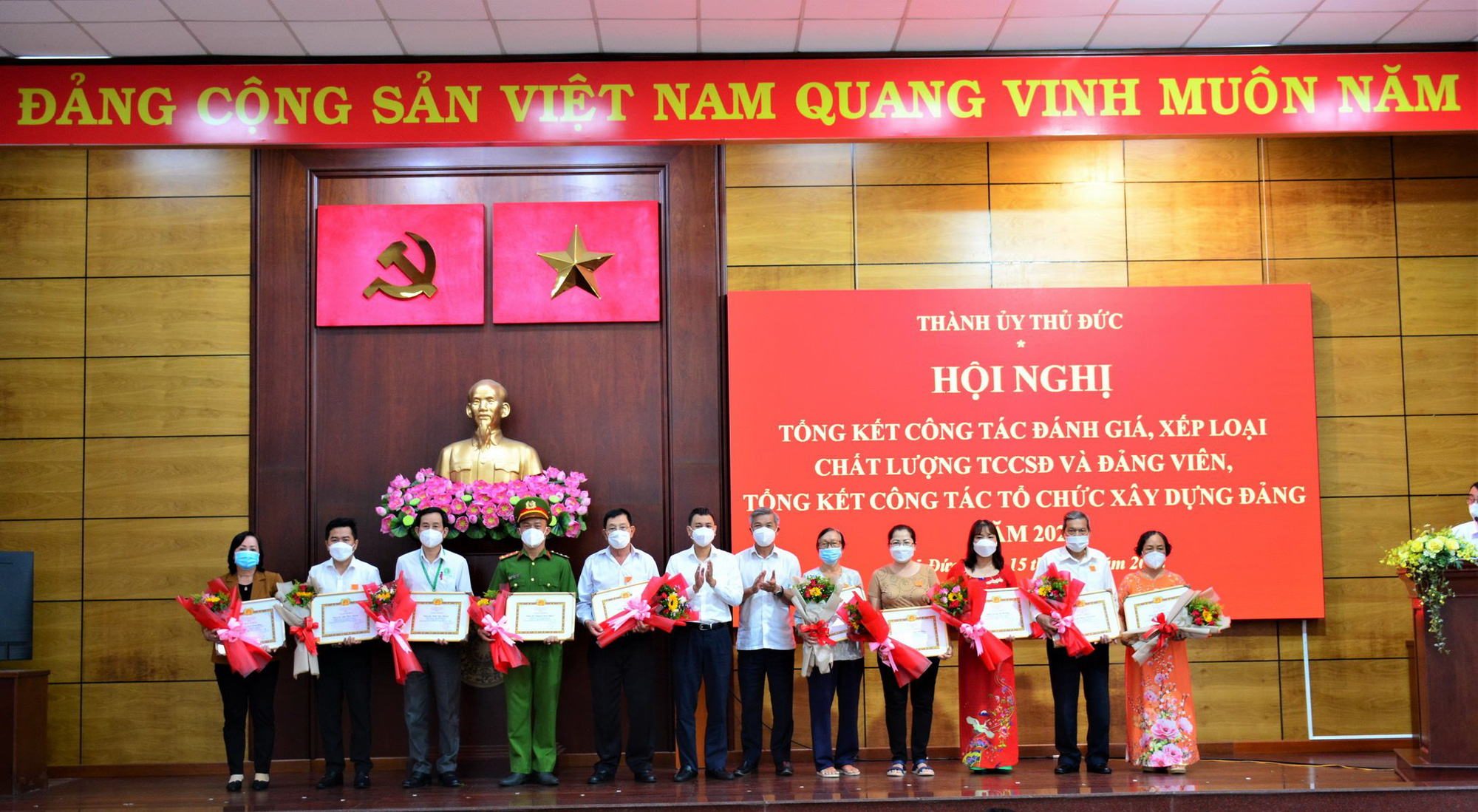 Năm 2021, TP Thủ Đức kết nạp 345 đảng viên