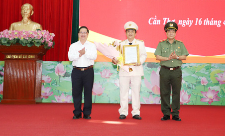 Thượng tá Lê Đức Bảy làm Phó Giám đốc Công an TP Cần Thơ - Ảnh 1.
