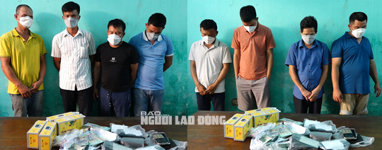 Quảng Bình: Bắt 8 đối tượng đánh bạc, thu tang vật hơn 250 triệu đồng
