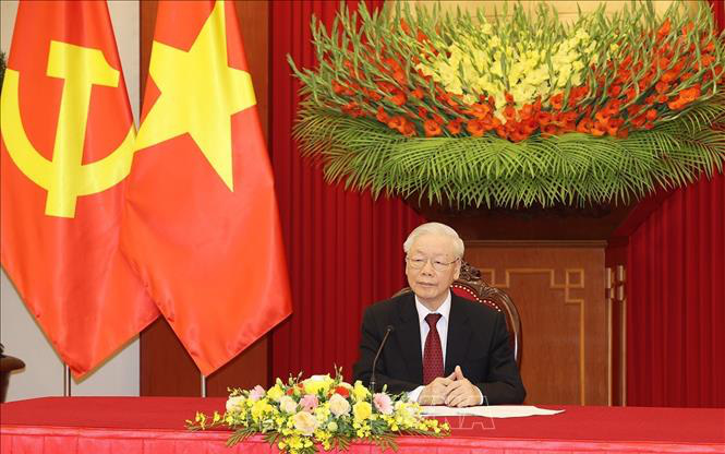 Tổng B&iacute; thư Nguyễn Ph&uacute; Trọng điện đ&agrave;m với Thủ tướng Ấn Độ Narendra Modi - Ảnh 2.