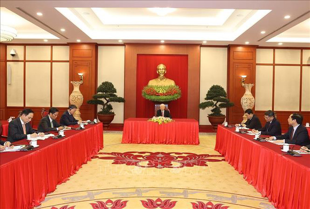 Tổng B&iacute; thư Nguyễn Ph&uacute; Trọng điện đ&agrave;m với Thủ tướng Ấn Độ Narendra Modi - Ảnh 3.
