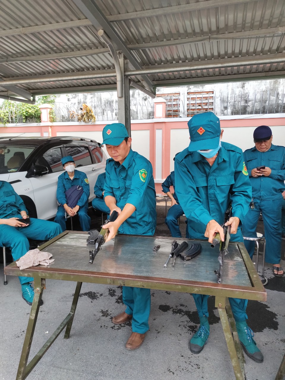Lực lượng tự vệ Khối phòng ban Sawaco tham gia Hội thao Quốc phòng – TDTT Quận 3/2022 - Ảnh 1.
