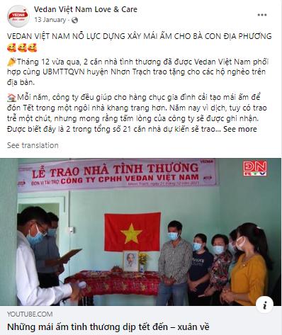 Fanpage Vedan Việt Nam Love & Care: sẻ chia t&igrave;nh y&ecirc;u với cộng đồng th&ocirc;ng qua mạng x&atilde; hội - Ảnh 4.