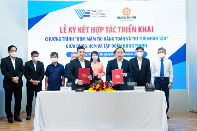 Đại học Quốc gia TP HCM hợp t&aacute;c Tập Đo&agrave;n Hưng Thịnh ươm mầm t&agrave;i năng to&aacute;n v&agrave; tr&iacute; tuệ nh&acirc;n tạo - Ảnh 1.