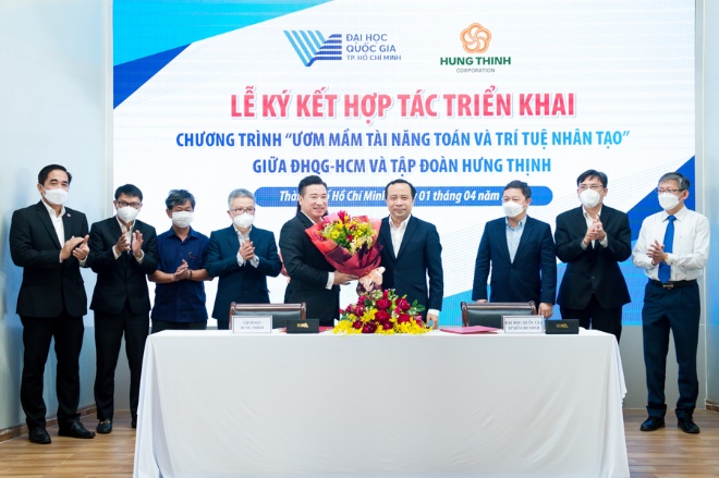 Đại học Quốc gia TP HCM hợp t&aacute;c Tập Đo&agrave;n Hưng Thịnh ươm mầm t&agrave;i năng to&aacute;n v&agrave; tr&iacute; tuệ nh&acirc;n tạo - Ảnh 2.