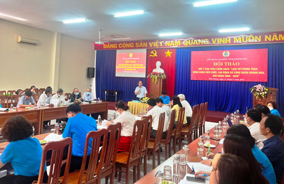Góp ý bản thảo cuốn lịch sử Công đoàn Khánh Hòa