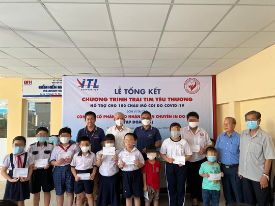 ITL  hỗ trợ 150 cháu mồ côi do Covid-19 - Ảnh 1.