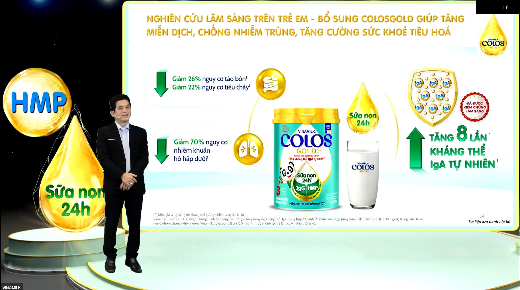 Hội thảo khoa học về n&acirc;ng cao miễn dịch cho trẻ từ sữa non v&agrave; lợi khuẩn HMP - Ảnh 3.