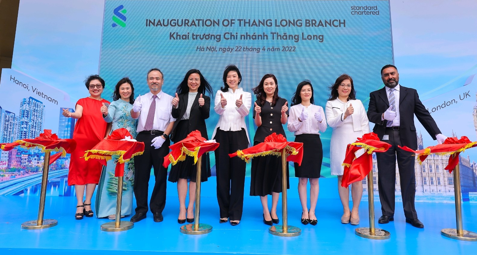 Ngân hàng Standard Chartered Việt Nam khai trương chi nhánh Thăng Long tại Hà Nội