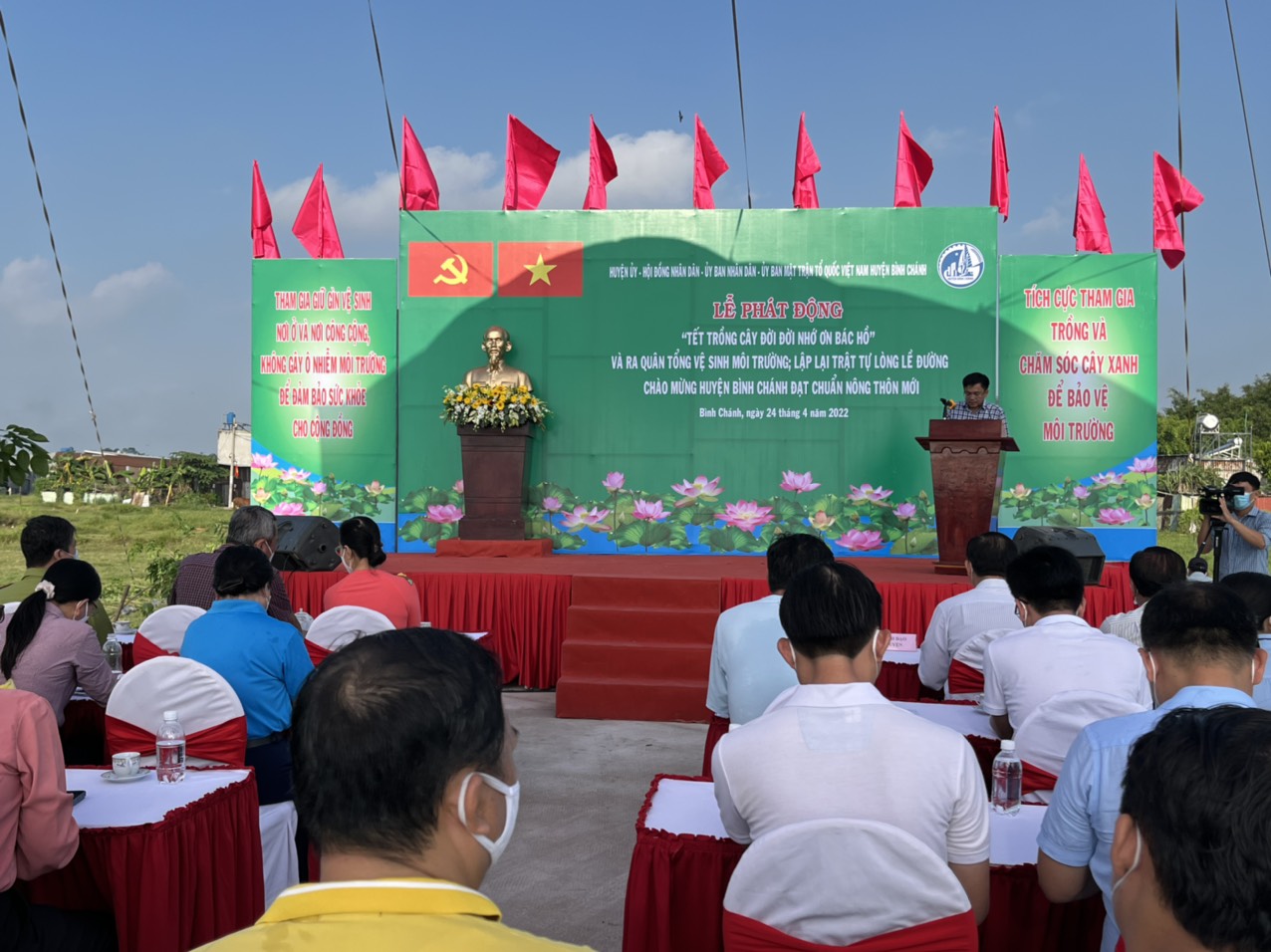 TP HCM: Huyện B&igrave;nh Ch&aacute;nh ph&aacute;t động Tết trồng c&acirc;y đời đời nhớ ơn B&aacute;c Hồ - Ảnh 1.