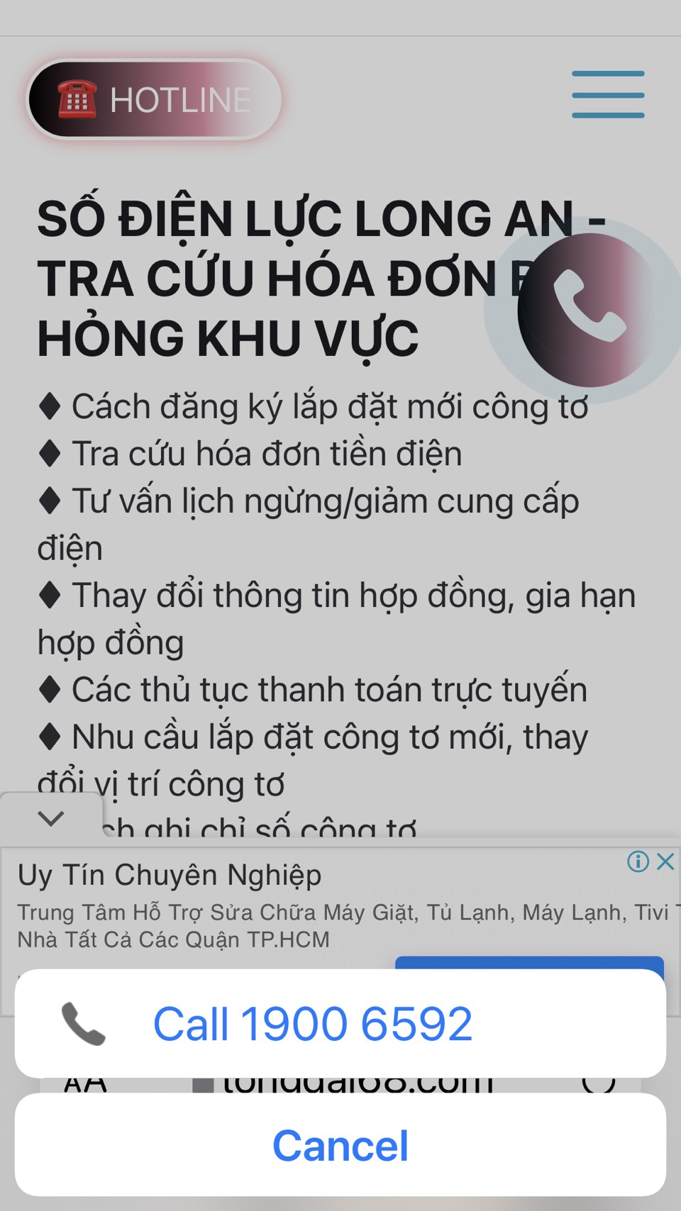 EVNSPC: Cảnh b&aacute;o giả mạo tổng đ&agrave;i chăm s&oacute;c kh&aacute;ch h&agrave;ng ng&agrave;nh điện - Ảnh 1.