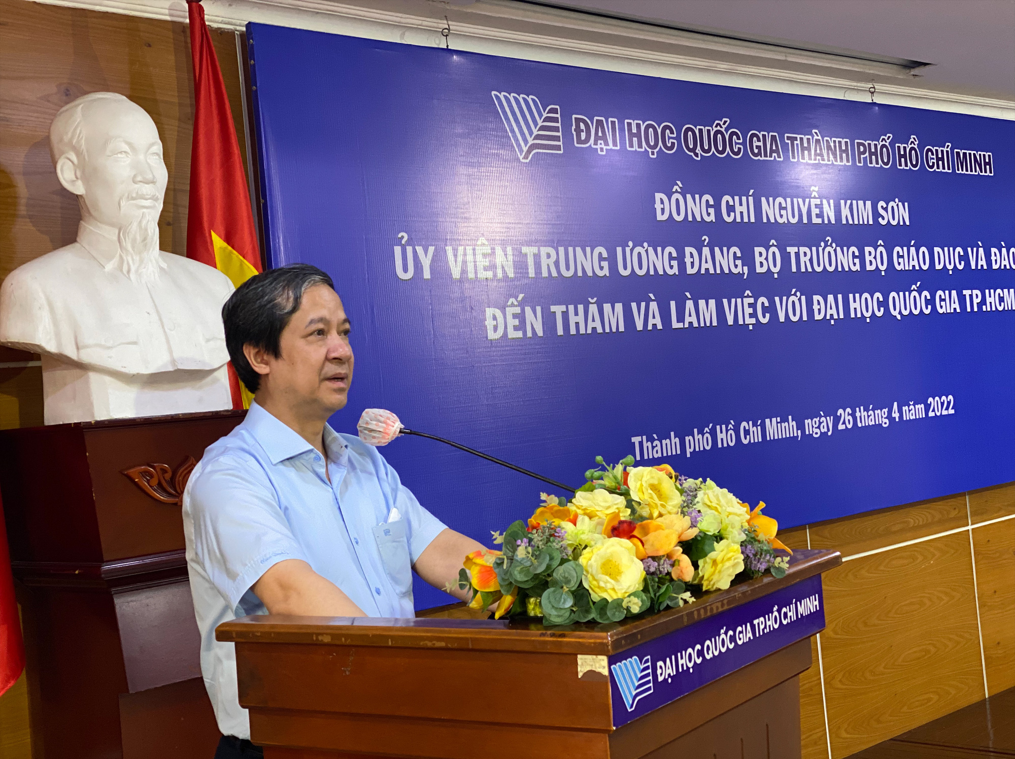 Đặc sắc đào tạo của ĐHQG TP HCM là phát hiện, bồi dưỡng nhân tài
