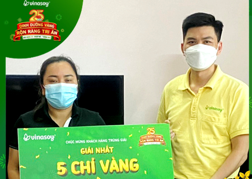 Niềm vui nhân đôi từ chương trình “25 năm dinh dưỡng vàng, rộn ràng tri ân”