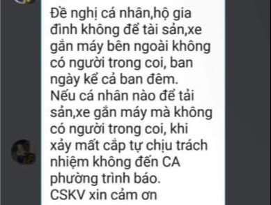 Khuyến cáo "mất xe không đến công an trình báo", công an phường Bến Thành nói gì?