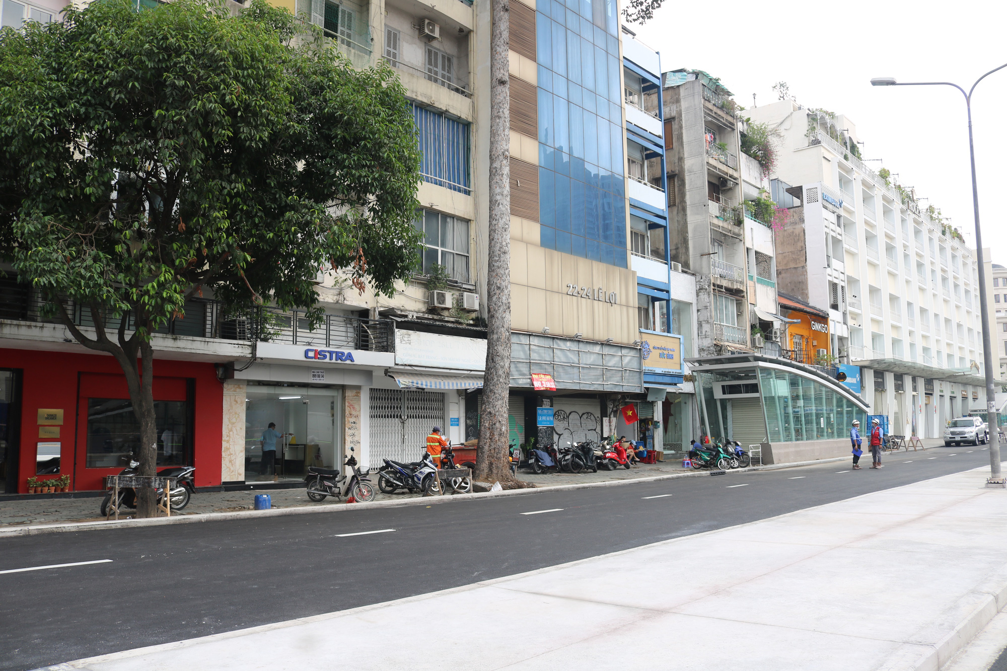 Cận cảnh đoạn đường L&ecirc; Lợi được t&aacute;i lập sau nhiều năm r&agrave;o chắn - Ảnh 4.