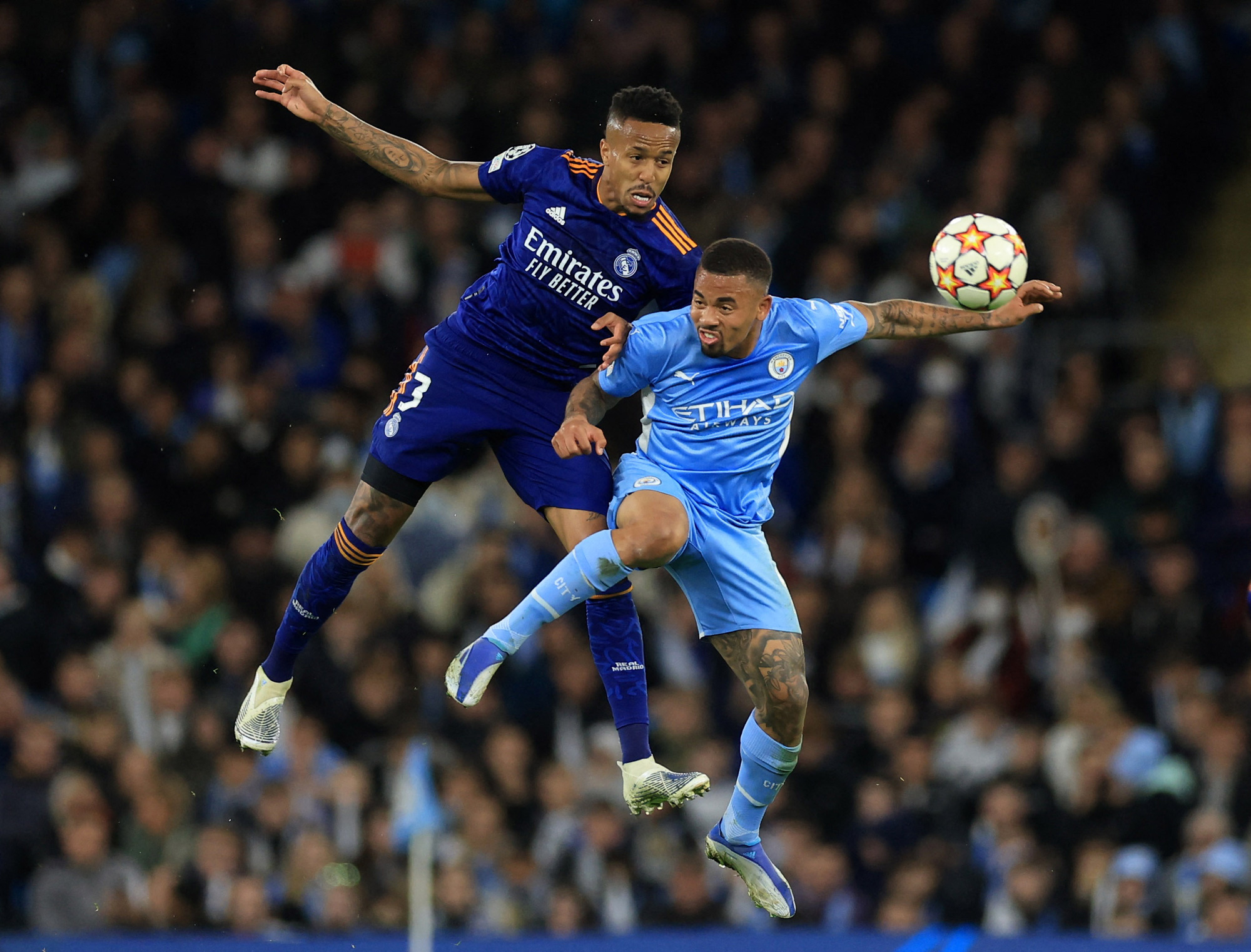 Rượt đuổi tỉ số 7 b&agrave;n, Man City quật ng&atilde; Real Madrid tại Etihad - Ảnh 1.