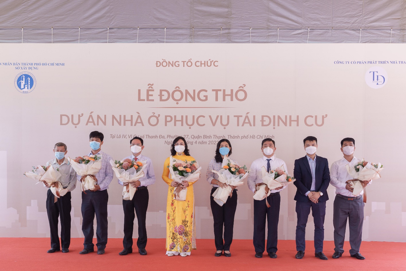 Động thổ dự án nhà ở phục vụ tái định cư tại Cư xá Thanh Đa - Ảnh 2.