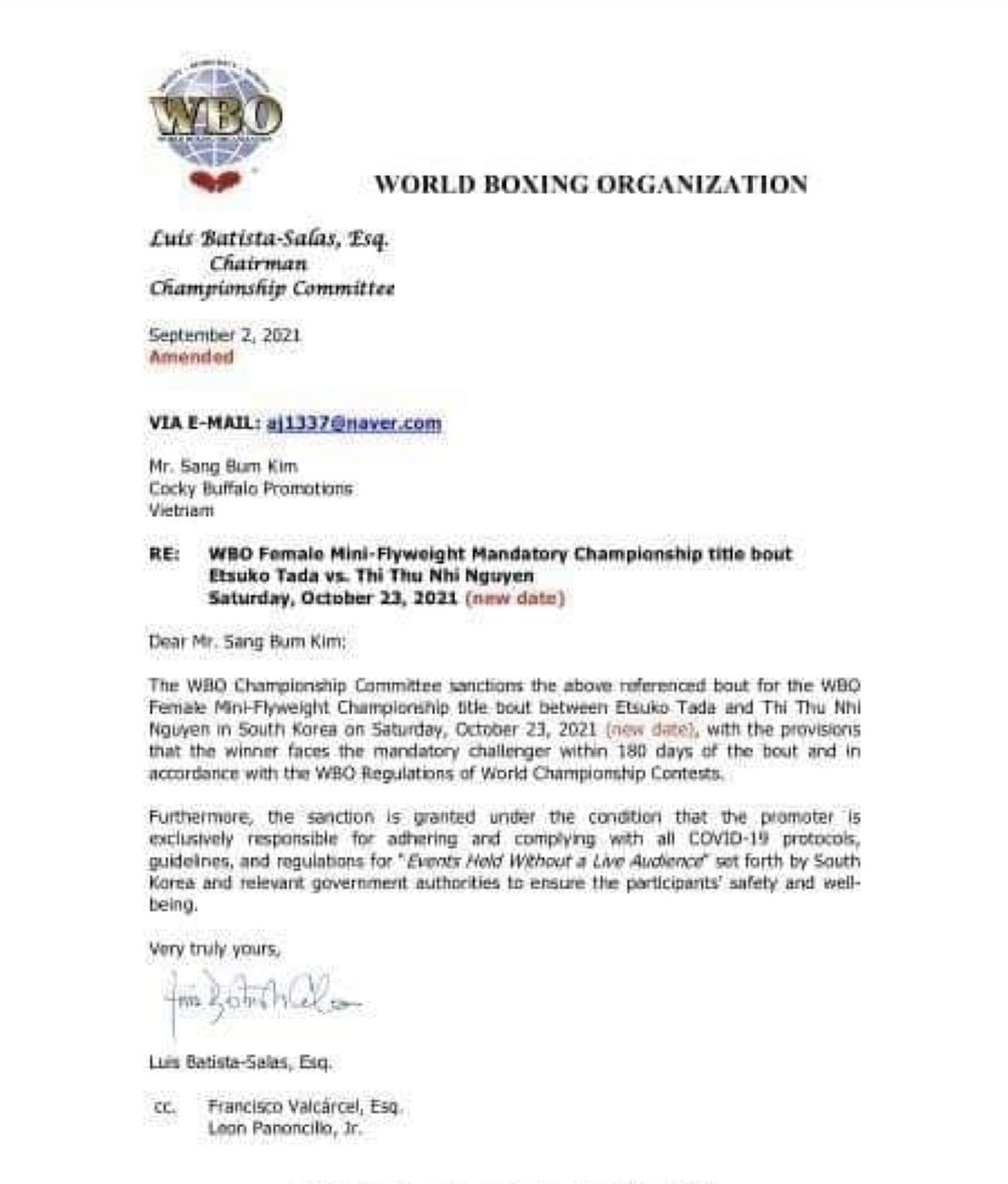 Nguyễn Thị Thu Nhi bị tước đai v&ocirc; địch WBO, chia tay SEA Games 31 - Ảnh 3.